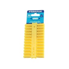 Rawlplug Yellow UNO® Plugs 5 x 24mm (Card 96)