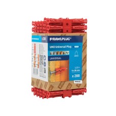 Rawlplug Red UNO® Plugs 6 x 28mm (Pack 288)