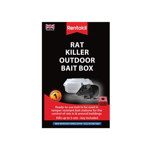 Rentokil Rat Killer Outdoor Bait Box Rentokil Rat Killer Outdoor Bait Box