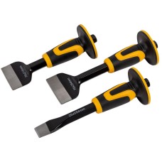 Roughneck Chisel & Bolster Set, 3 Piece