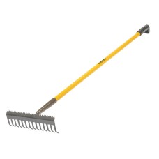 Roughneck Sharp-Edge Soil Rake