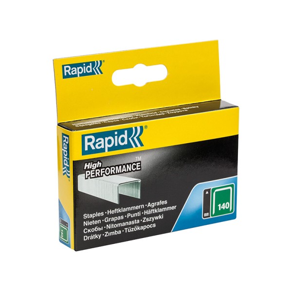 Rapid 140/10 10mm Galvanised Staples Box 2000 Rapid 140/10 10mm Galvanised Staples Box 2000