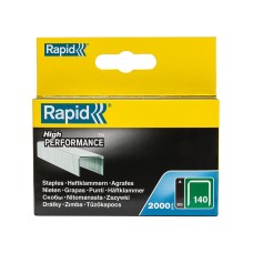 Rapid 140/6 6mm Galvanised Staples Box 2000