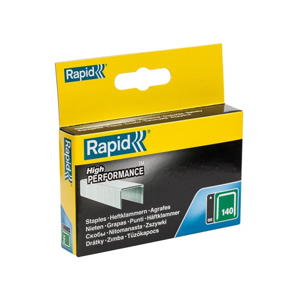 Rapid 140/8 8mm Galvanised Staples Box 2000 Rapid 140/8 8mm Galvanised Staples Box 2000