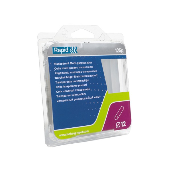 Rapid Transparent Glue Sticks 12 x 94mm (Pack 13) Rapid Transparent Glue Sticks 12 x 94mm (Pack 13)