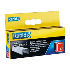Rapid 53/12B 12mm Galvanised Staples Box 2500