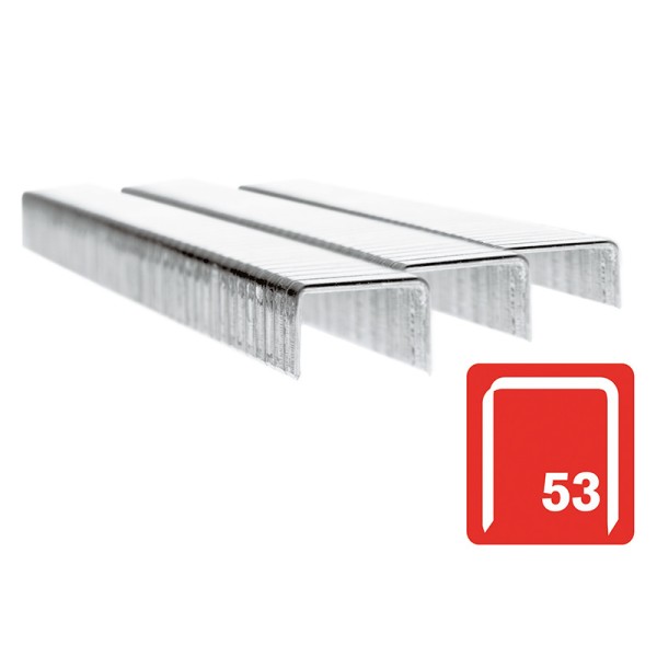 Rapid 53/6B 6mm Galvanised Staples Box 2500 Rapid 53/6B 6mm Galvanised Staples Box 2500