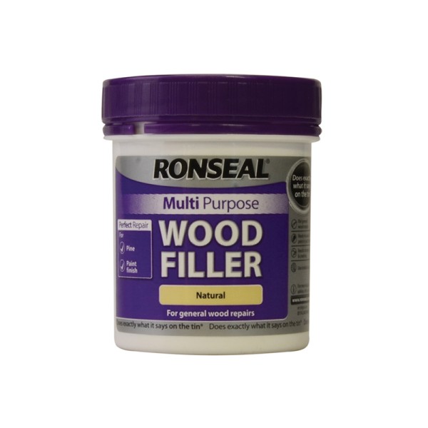 Ronseal Multipurpose Wood Filler Tub Natural 250g Ronseal Multipurpose Wood Filler Tub Natural 250g
