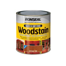Ronseal Quick Drying Woodstain Satin Dark Oak 750ml