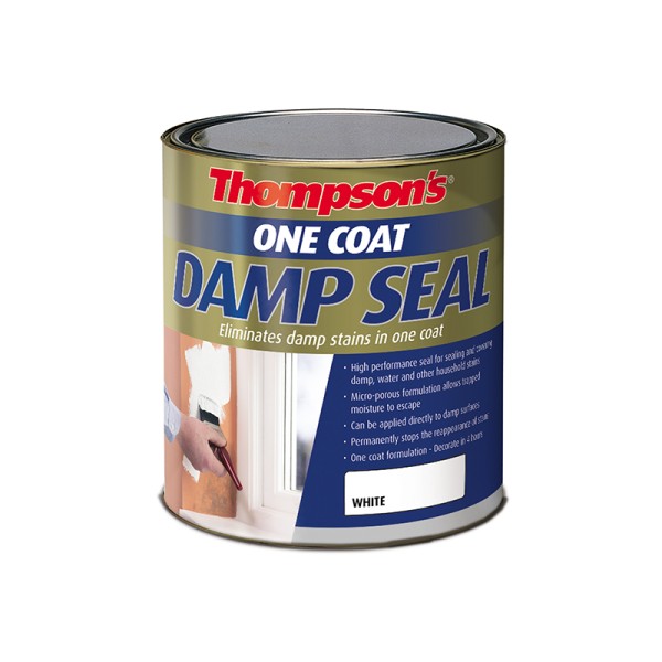 Ronseal Thompson's One Coat Stain Block Damp Seal 750ml Ronseal Thompson's One Coat Stain Block Damp Seal 750ml