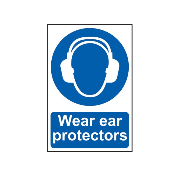 Scan Wear Ear Protectors - PVC Sign 200 x 300mm Scan Wear Ear Protectors - PVC Sign 200 x 300mm