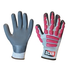 Scan Anti-Impact Latex Cut 5 Gloves - XL (Size 10)