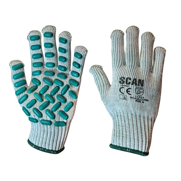 Scan Vibration Resistant Latex Foam Gloves - M (Size 8) Scan Vibration Resistant Latex Foam Gloves - M (Size 8)