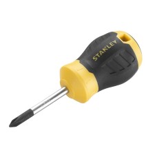 STANLEY® Hand Tools CUSHION GRIP™ Stubby Screwdriver Phillips Tip PH1 x 45mm