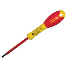 STANLEY® FatMax® VDE Insulated Screwdriver Parallel Tip 4.0 x 100mm