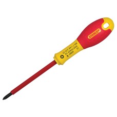 STANLEY® FatMax® VDE Insulated Screwdriver Phillips Tip PH1 x 100mm