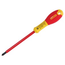 STANLEY® FatMax® VDE Insulated Screwdriver Phillips Tip PH2 x 125mm