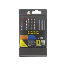 STANLEY® FatMax® Mixed T-Shank Jigsaw Blade Set, 10 Piece