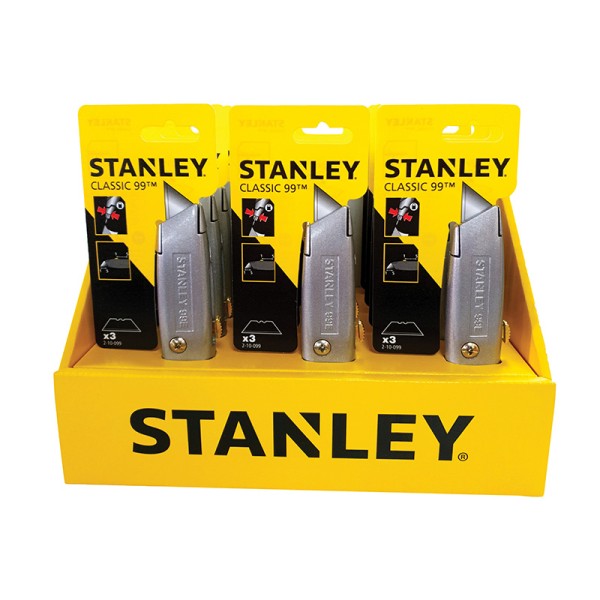 STANLEY® 99E Counter Display of 12 Knives STANLEY® 99E Counter Display of 12 Knives