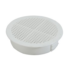 Stadium Round Soffit Vent, White