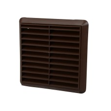 Stadium Louvred Terminal Vent, Brown 100mm
