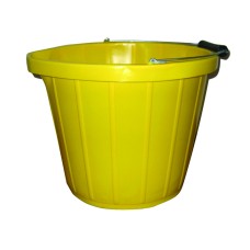 Stadium Heavy-Duty Bucket,Yellow 3 Gallon