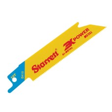 Starrett B418-5 Bi-Metal Reciprocating Blade, Metal Straight 100mm 18 TPI (Pack 5)
