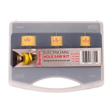 Starrett Cordless Smooth Cut Bi-Metal Holesaw Kit, 3 Piece