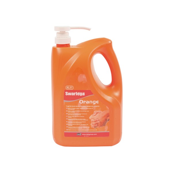 Swarfega® Orange Hand Cleaner Pump Top Bottle 4 litre Swarfega® Orange Hand Cleaner Pump Top Bottle 4 litre