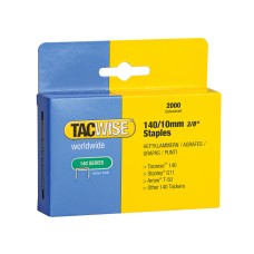 Tacwise 140 Heavy-Duty Staples 10mm (Type T50 G) (Pack 2000) Tacwise 140 Heavy-Duty Staples 10mm (Type T50 G) (Pack 2000)