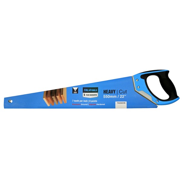 TALAtools Heavy-Duty Handsaw 550mm (22in) 7 TPI TALAtools Heavy-Duty Handsaw 550mm (22in) 7 TPI