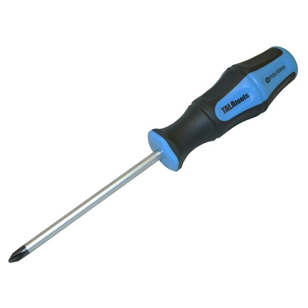 TALAtools Strike-Cap Phillips Screwdriver PH2 x 100mm TALAtools Strike-Cap Phillips Screwdriver PH2 x 100mm
