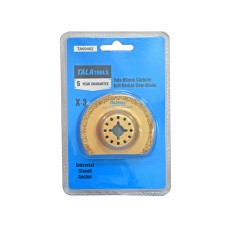 TALAtools Multi-Tool Carbide Grit Radial Saw Blade 65mm (Pack 3)