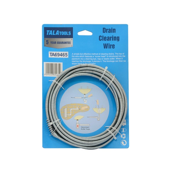 TALAtools Drain Cleaning Wire TALAtools Drain Cleaning Wire