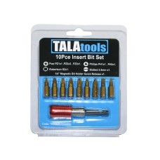 TALAtools Screwdriver Bit Set, 10 Piece