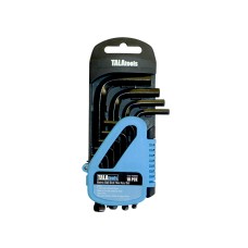 TALAtools Folding Hex Key Set, 10 Piece