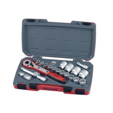 Teng T1221 Socket Set of 21 Metric 1/2in Drive