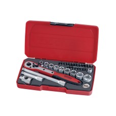 Teng T3834 Socket & Bit Set of 34 Metric 3/8in Drive