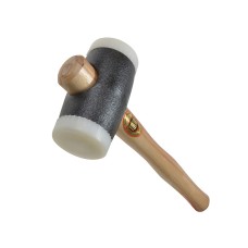 Thor 720N Nylon Hammer Wood Handle 63mm with Cast Iron Head 2200g