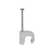 tillex® Cable Clip Round 5-7 Clear 1.2 x 20mm Box 100