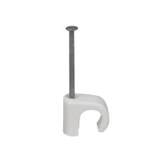 tillex® Cable Clip Round 5-7 White 1.2 x 20mm Box 100