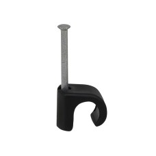 tillex® Cable Clip Round 8-12 Black 2.0 x 30mm Box 100