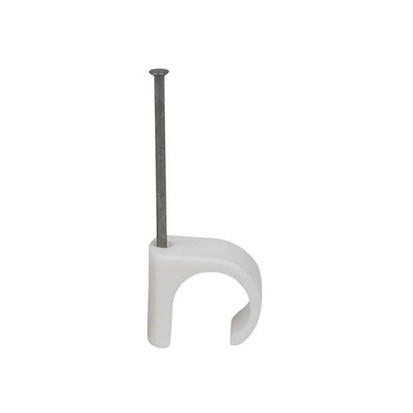 tillex® Cable Clip Round 18-22 White 2.0 x 55mm Box 100 tillex® Cable Clip Round 18-22 White 2.0 x 55mm Box 100
