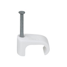 tillex® Cable Clip Flat 7x14 White 2.0 x 25mm Box 100
