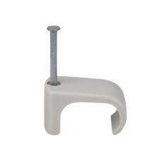 tillex® Cable Clip Flat 9x18 Grey 2.0 x 30mm Box 100