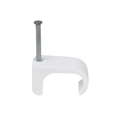 tillex® Cable Clip Flat 9x18 White 2.0 x 30mm Box 100