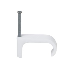 tillex® Cable Clip Flat 14x28 White 2.5 x 40mm Box 50