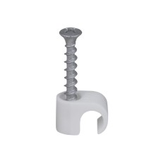 tillex® Screw Clip Round 10-14 White PH2 x 40mm Box 100