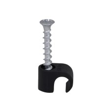 tillex® Screw Clip Round 10-14 Black PH2 x 33mm Box 100