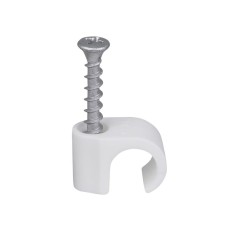 tillex® Screw Clip Round 14-18 Grey White PH2 x 40mm Box 100